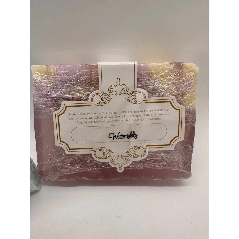 Soap Stories Amsterdam Artisan Soap Bars Freesia‎ & Water Lily Set of 2